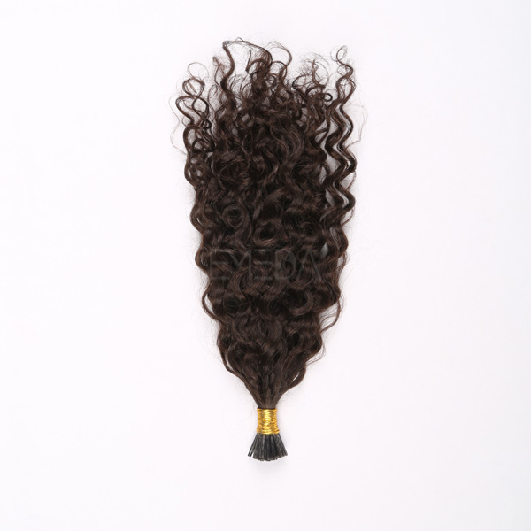 Remy wavy i tip quality hair extensions CX097